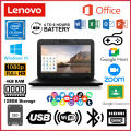 LENOVO ORIGINAL CHROMEBOOK  128GB STORAGE  WINDOWS 11 INSTALLED  4 TO 6 HOURS BATTERY  11.6 INCHES FULL HD DISPLAY  WITH FREE LAPTOP BAG & CHARGER INCLUDED  TOP SELLING  MOST DEMANDED  TRENDY  HIGH PERFORMANCE  RELIABLE  AFFORDABLE. 
