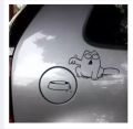 Simons Cat Funny Van Boat Styling Vinyl Decal 14cm by 9cm Size With Pasting Tape High Quality Windshield Body Auto Sticker BLACK WHITE Color Available. 