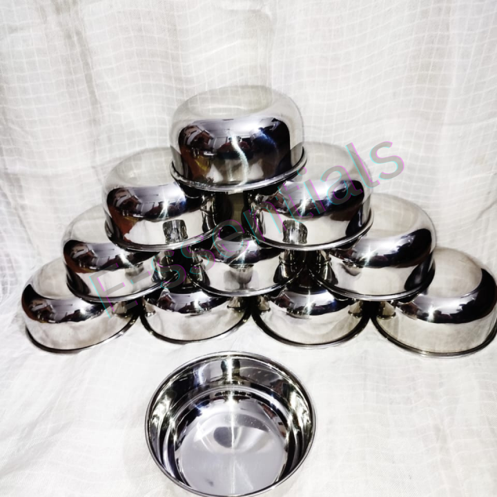 12%20Pcs%20Deep%20SMALL%20Bowls%20Size%204%20inches%20Stainless%20Steel%20-%20Image%202