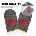 Professional Freefire Gaming Finger Sleeves For Mobile Games 1 Pair Anti-sweat Breathable Lycra Carbon Fiber and Fabric Suitable For Tablet Screen Touch. 