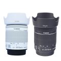 BIZOE EW-63C Camera Lens Hood For Canon 18-55 STM Lens Camera 800D/760D/750D/700D/200D/100D/White/Black Accessories 58mm. 
