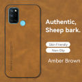 AnDyN Sheepskin Lambskin Case For Realme 7i Realme C17 Luxury Leather Phone Case Soft TPU Silicone Back Cover Lens Protect Shockproof Casing. 