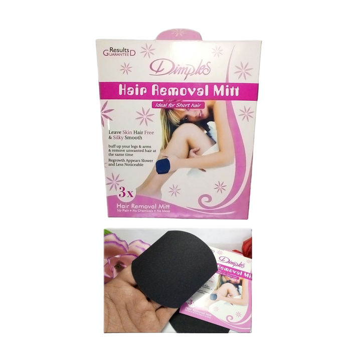Hair Removing Mitts - Pack Of 3