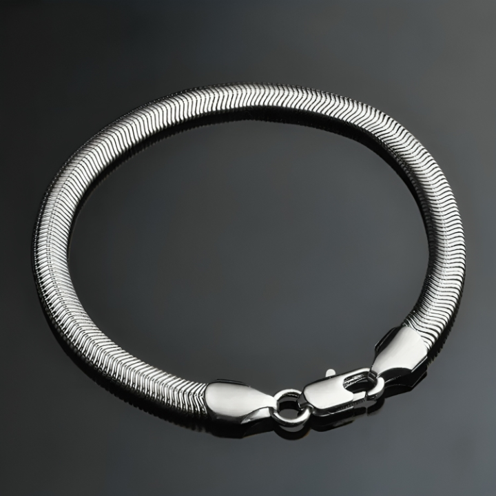 Pack%20of%203%20Silver%20Stainless%20Steel%20Snake%20Chain%20Snake%20Bracelet%20and%20Silver%20ring.%20-%20Image%203