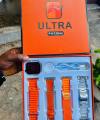 Ultra 4 in 1 Smartwatch Series 8 With 4 straps FULL HD Display WaterProof. 