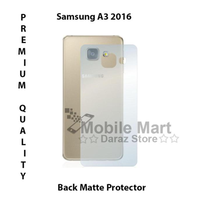 Samsung A310 2016 Back Matte Protector For A310 A3 2016