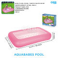 5.5 Ft Bestway 51115 Inflatable Aquababes Swimming Pool For Kids Summer Season Swim_Pool Party With Inflatable Pool_, Fun For Family Indoor & Outdoor Kids Water Games, Swim Play, Bath Pool & Enjoy Summers Swim Pools For Kids & Toddler 2 Colors. 