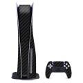 ps5 skin black carben with 2 controller skin(not playstation ,not silicone ,cover) just skin. 