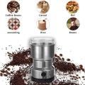 Mini Electric Grinder with 6 blade. Stainless Steel Grinder For Coffee beans, Spices, Masala Grinding Machine 220V. 