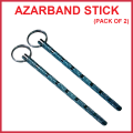Wooden Azarband Stick - 2 Pc Stylish Nala Poni for Men and Women. 