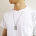 Vnox Unique Shaving Blade Pendant For Men Necklace Stainless Steel Casual Plain Male Jewelry With 20"/24" Chain. 