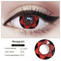 Anime Different Pattern COS Cosmetic Contact Lenses Six-star Glazed Eyes. 