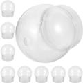 Globe Snow Water Globes Diy Plastic Jar Dome Clear Flower Kit Cover Empty Fillable Display Favor Preserved Kids Your. 