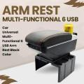 universal  Arm Rest Console With 7 Usb Port Cup Holder Fitting. 