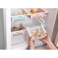 Under Shelves Fridge Storage Organiser Rack Space Saver Refrigerator Sliding Drawer Easy Organizer Fruit Vegetable Egg. 