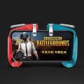 Latest PUBG Mobile AK 66 Gamepad Remote Controller Joystick for ios and Android - PUBG CONTROLLER Mobile Gamepad AK-16 Pubg Remote Controller Gamepad Alloy Metal Triggers L1 R1 Shooting Aim Button Handle Joystick Compatible with All Smartphones Upto 6.5". 