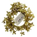 Shimmering Golden Glitter Flower Circle - 5 Inch Diameter. 