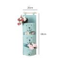 3 Pockets Cute Wall Mounted Storage Bag Closet Organizer Clothes Hanging Storage Bag Children Room Pouch Home Decor. 