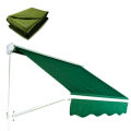 Ready To Hang Tarpaulin Tarpal & Trap, Heavy Duty Tarpal Tarpaulin Trap Shed For Garden Lawn Green House Parking Canopy Tent Material Machine Storage Car Truck Roof & Construction Site, Green Canvas Tarpal For Sun Protection. 