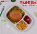 Meal-it Box - Large 1000ml & Small 700ml Lunch Boxes | 3-Compartment Food Storage. 
