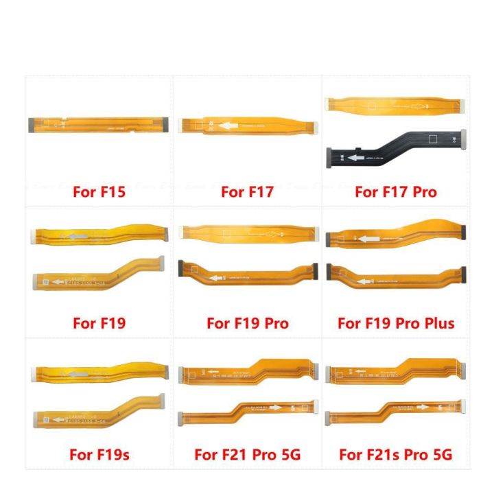 Main Motherboard LCD Display Connector Flex Cable Parts For OPPO F15 F17 F19 F19s F21 5G F21s Pro Plus