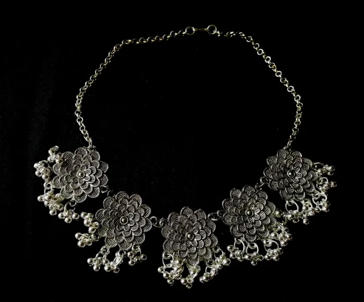 New%20Style%20Antique%20Necklace/choker%20With%20Earrings%20For%20All%20Ages%20Women%20-%20Image%206