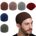 Casual Knitted Muslim Men Prayer Hats Winter Warm Beanies Cap Islamic Ramadan MJ. 