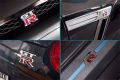 GT R Metal Chrome Car Badge Emblem Sticker -Silver-. 