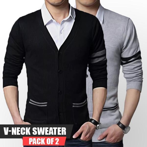 New V Neck Sweater For Men Winter