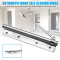 Adjustable Door Closer, Aluminum Alloy Automatic Door Closer, Spring Automatic Door Closing Device, Suitable For Many Types Of Door Hinge Household Automatic Door Spring for Fire Rated Door. 