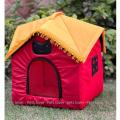 Umbrella shape Soft Pet Indoor House for Cats & Puppies (Size = S, M, L, XL ) with zip door. 
