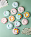 Japanese and Korean fashionable donut hand warmers portable pocket USB three-stop warm baby gift with printable logo. 