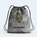 Lahore City Map Drawstring Bag | Digital Printed Premium School Bag Gift Boys Girls at CustomizeGiftsPK. 