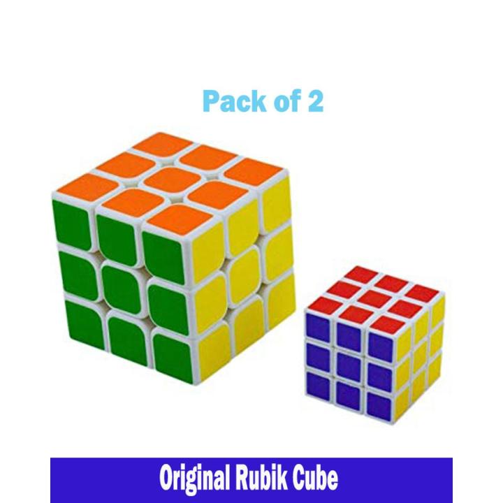 Original Rubik's Cube Puzzle Game 3x3x3 (pack of 2)