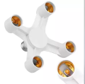4 in 1 E27 2 Heads Lamp Bulb Holder Light Base LED Converter Adapter Socket Splitter. 