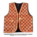 Womens Black & Multicolored Traditional Embroidered Sindhi Cultural Waist Coat Koti for Ladies Womens Embroidered Gilet ZENZ Handicrafts. 