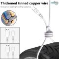 Charge Cable 6A Super Fast [RMG Ready Stock] Type-C | Micro USB | Lightning | Pure Copper Core, 1M. 
