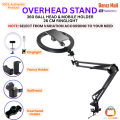 Overhead Scissor Arm Stand Tripod DIY STAND Table Mobile Stand Mobile Holder Flexible Table tripod Stand for Sketching Baking Vlogging Crafting Demo Videos Live Streaming makeup Overhead Product Pictures and Videos for Tiktok Youtube Facebook Instagram. 
