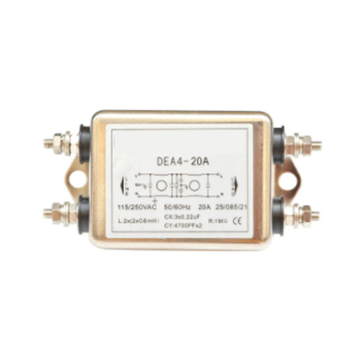 DEA4-20A Single-Phase Power Purifier AC Power Filter Bolt-on Power Filter 220V Power Purifier