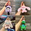 Cute Stitch Doll Couple Bag Pendant Plush Toy Rag Doll Keychain Doll Pendant. 