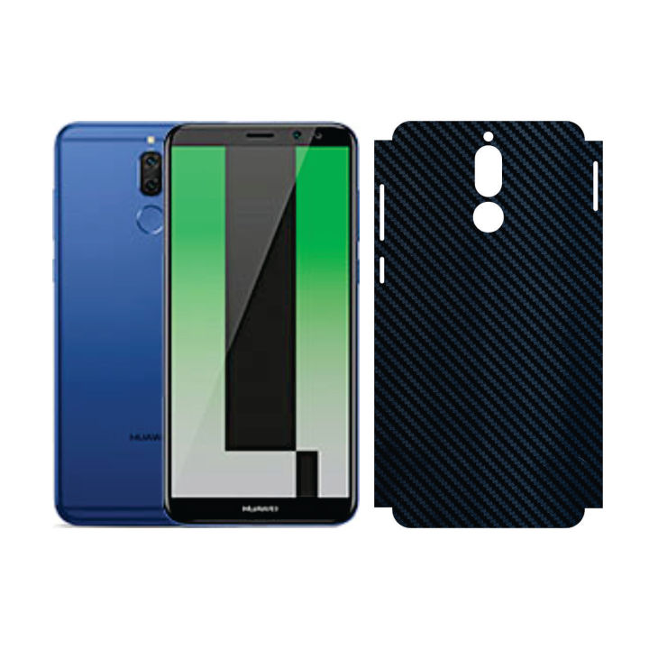 Huawei Mate 10 Lite Back Paper BWS Carbon Black Sheet Anti-stain Back With Side Wrap Cover