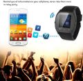 kidswatch Wireless Sports Smartwatch Heart Rate Sleep Monitoring Pedometer Fitness Bracelet -Black(N). 