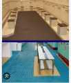 Al Ferash  (3 x 4 Ft) Waterproof Rubber Mat Anti Slip for Washroom  Kitchen  Bathroom  Floor Masjids. 