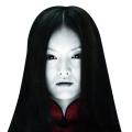 3D Horror Female Ghost Prank Decal Car Rear Windshield Reflective Sticker. 
