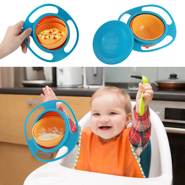Magic%20Gyro%20Bowl%20360%20Rotate%20Spill-Proof%20Infants%20Toddler%20Baby%20Kids%20Training%20Feeding%20360%C2%B0%20Degree%20Rotatable%20Rotation%20Spill-Resistant%20Gyroscopic%20Children%20Rotary%20Balance%20Food%20Grade%20Children's%20Tableware%20Universal%20Practical%20Design%20Dishes%20Eating%20Bowls%20Learning%20-%20Image%203