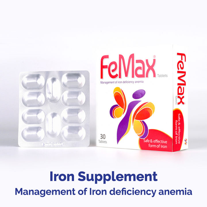 FeMax® Tablets: Effective Iron & Folic Acid for Anemia Management - Matrix Pharma