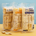 [Spot] Kakiss Taiwan-style rice cake 300g egg yolk biscuit fruit roll children's snack rice crisp brown rice roll. 