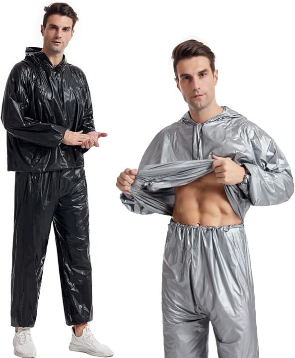 Fitness Weight Loss Sweat Sauna Suit Exercise Gym Anti-Rip