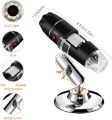 USB Digital Microscope approximately Magnification Camera with Carrying Case & Metal Stand, Compatible for Android Windows 7 8 10 11 Mac. 