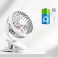 Small Portable Clip Fan USB Desk Fan with 3 Speeds Strong Airflow, 720° Rotation, Ultra-Quiet, Desk Fans for Home/Offi. 